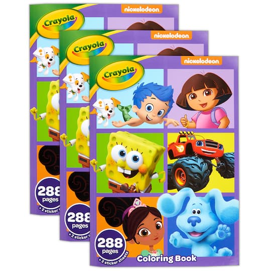 Crayola Nick Jr Coloring Books 3ct Michaels Crayola Nick Jr Coloring Books 3ct Michaels